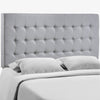 Tinble Upholstered Fabric Queen Headboard by Modway| Gray