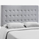 Tinble Upholstered Fabric Queen Headboard by Modway| Gray