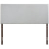 Sky Gray Region Queen Upholstered Headboard - No Shipping Charges
