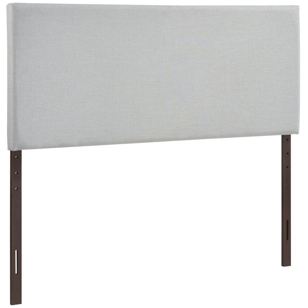 Sky Gray Region Queen Upholstered Headboard - No Shipping Charges MDY-MOD-5211-GRY