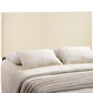 Ivory Region King Upholstered Headboard - No Shipping Charges