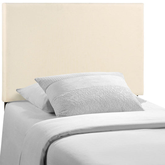 Modway Region Linen Fabric Upholstered Twin Headboard in Ivory