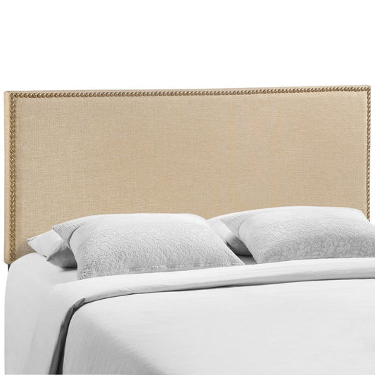Region Queen Nailhead Upholstered Headboard  - No Shipping Charges