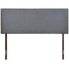 Region Queen Nailhead Upholstered Headboard - No Shipping Charges MDY-MOD-5215-SMK