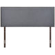 Region Queen Nailhead Upholstered Headboard - No Shipping Charges MDY-MOD-5215-SMK