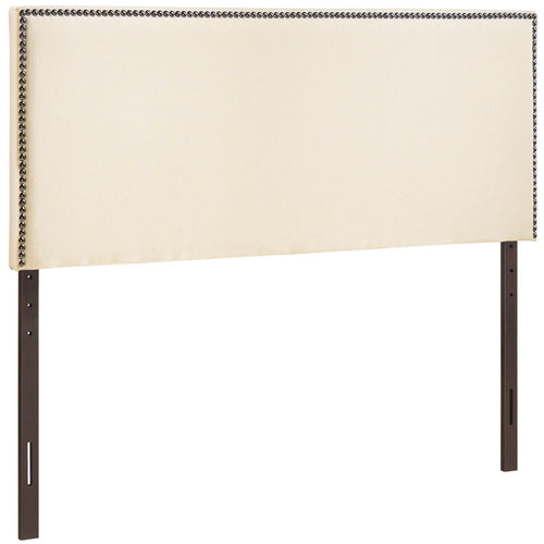 Region Nailhead Upholstered Full Headboard by Modway| White