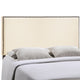 Region Nailhead Upholstered Full Headboard by Modway| White