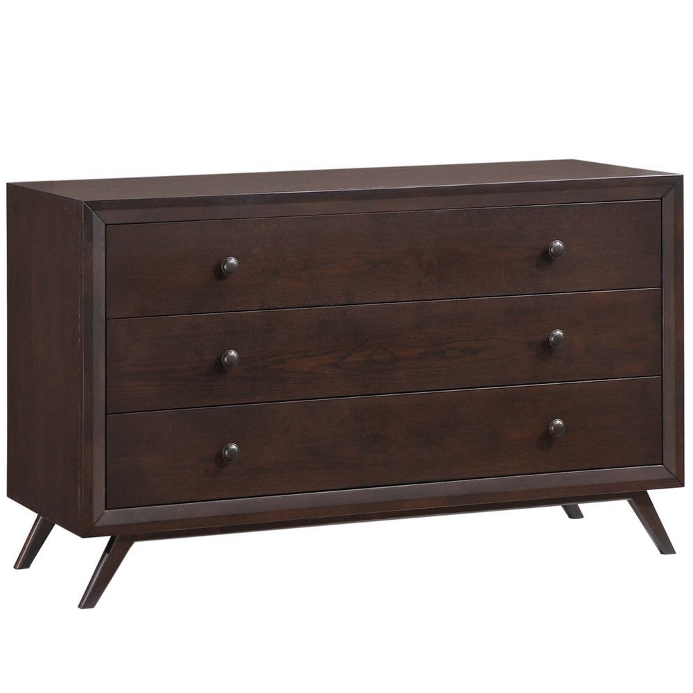 Cappuccino Tracy Wood Dresser - No Shipping Charges