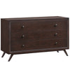 Cappuccino Tracy Wood Dresser - No Shipping Charges