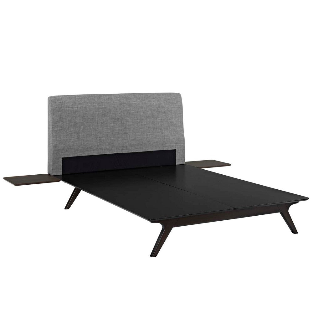 Tracy 3 Piece Queen Bedroom Set by Modway| Gray