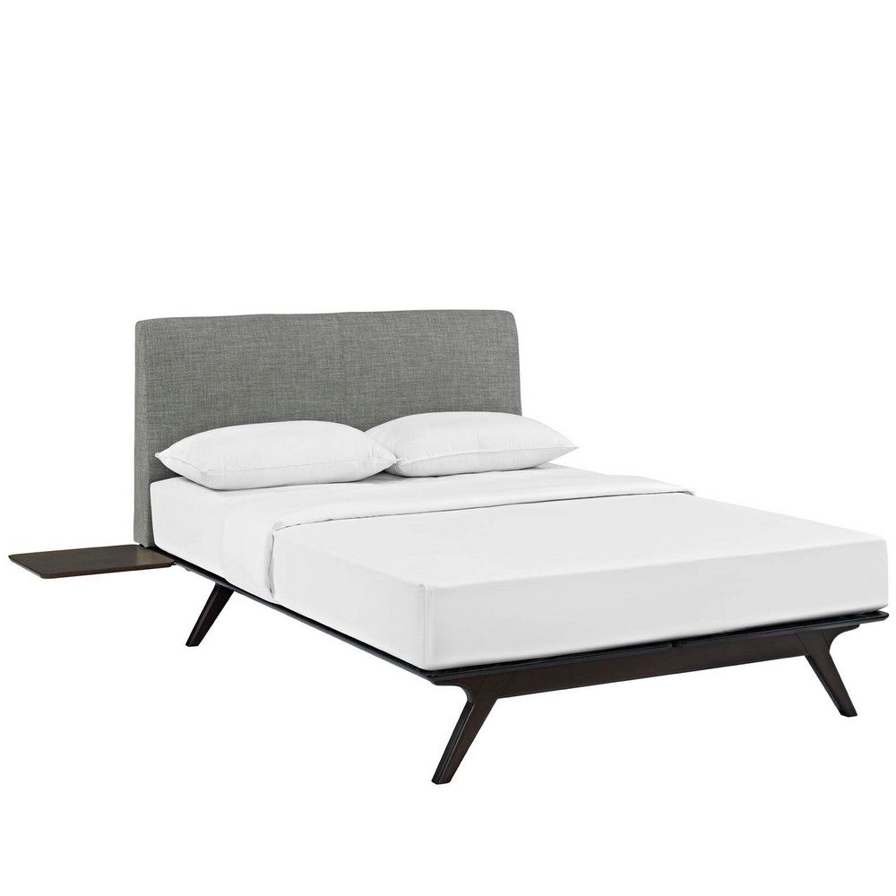 Tracy 3 Piece Queen Bedroom Set by Modway| Gray