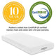 White Aveline 8’ Twin Mattress - No Shipping Charges MDY-MOD-5339-WHI