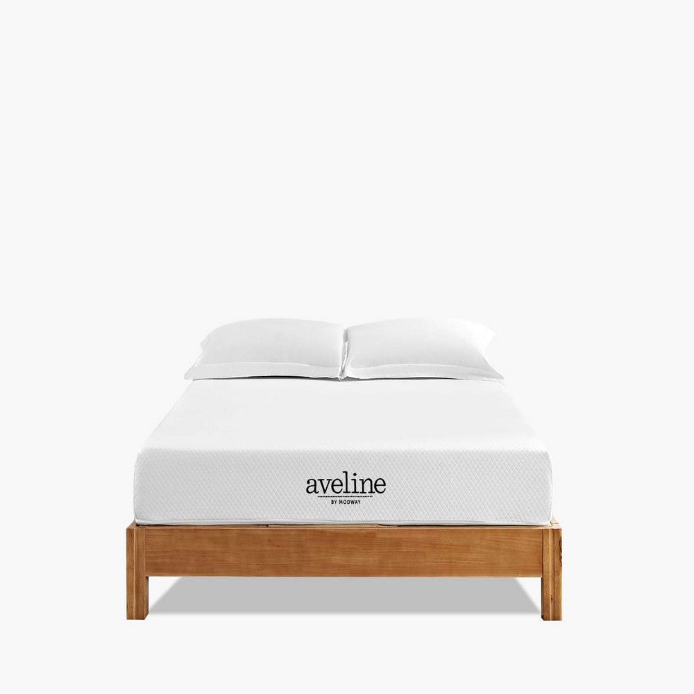 Modway Aveline Gel Infused Memory Mattress with CertiPUR-US Certified Foam Full White MDY-MOD-5342-WHI