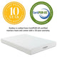Modway Aveline Gel Infused Memory Mattress with CertiPUR-US Certified Foam Full White MDY-MOD-5342-WHI
