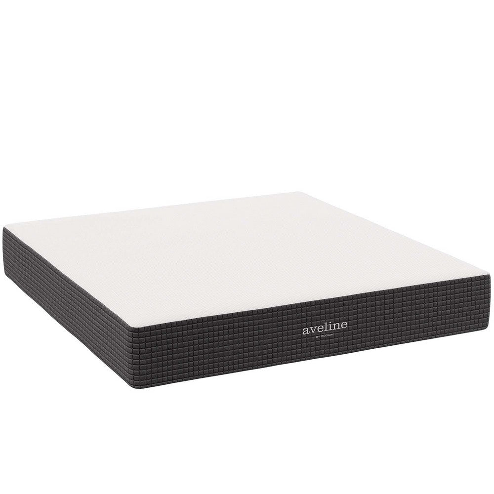 Modway Aveline Gel Infused Memory Mattress with CertiPUR-US Certified Foam Twin White MDY-MOD-5344-WHI