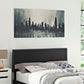 Black Phoebe King Vinyl Headboard - No Shipping Charges