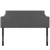 Gray Laura Full Fabric Headboard - No Shipping Charges