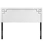 White Josie Full Vinyl Headboard  - No Shipping Charges