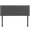 Gray Camille Full Fabric Headboard - No Shipping Charges MDY-MOD-5406-GRY