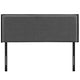 Gray Camille Full Fabric Headboard - No Shipping Charges MDY-MOD-5406-GRY