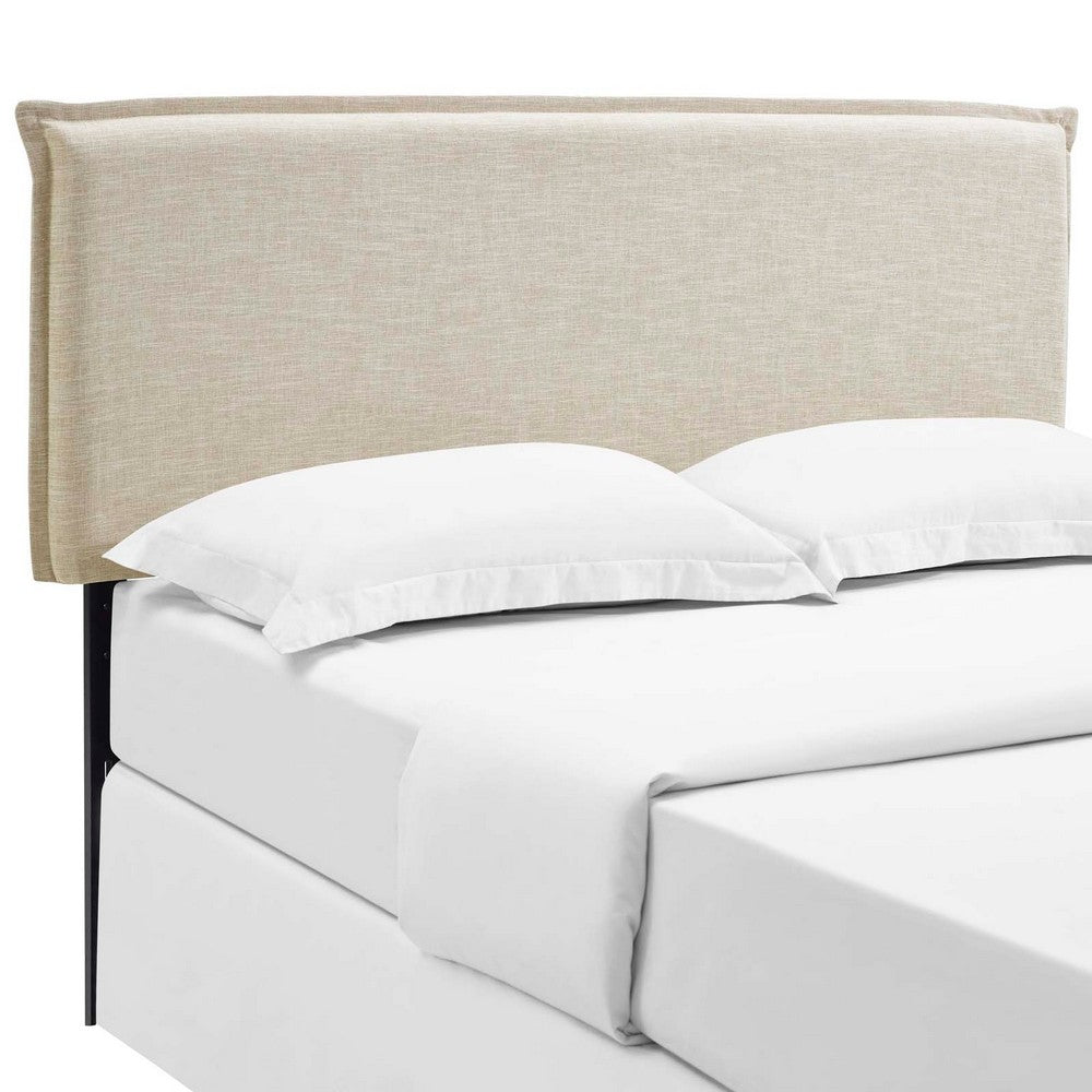 Camille Queen Upholstered Fabric Headboard  - No Shipping Charges