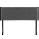 Gray Camille Queen Fabric Headboard - No Shipping Charges MDY-MOD-5407-GRY