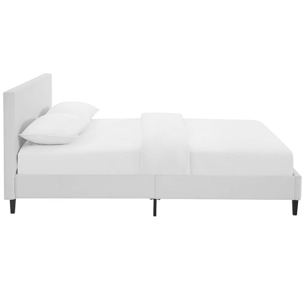 Anya Full Bed, White - No Shipping Charges