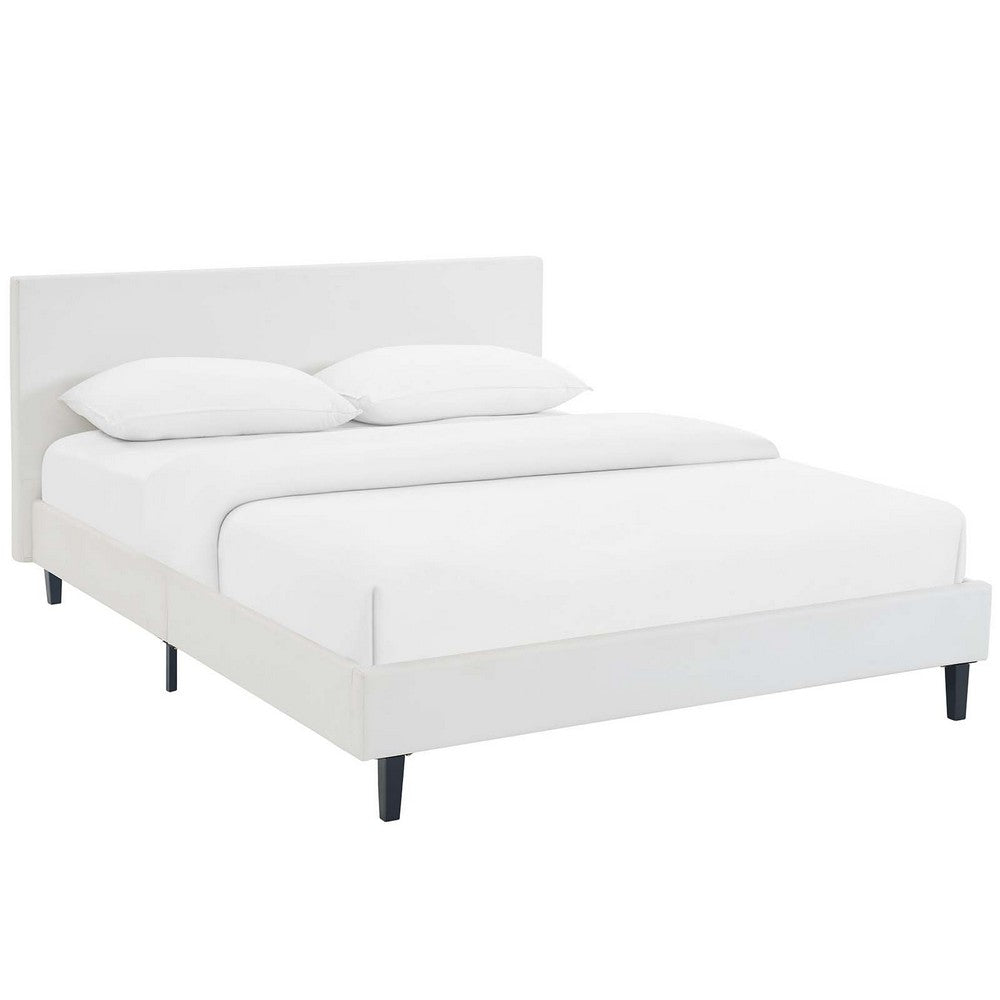 Anya Full Bed, White - No Shipping Charges