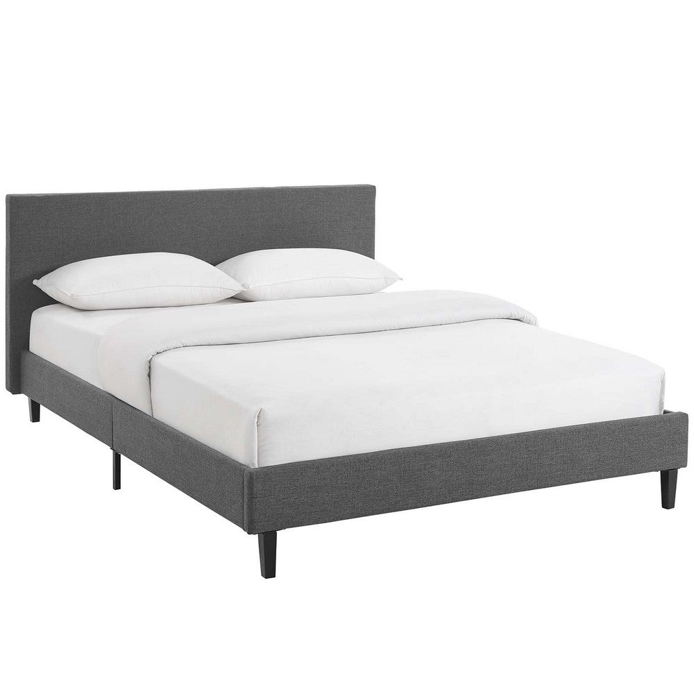 Anya Fabric Full Bed by Modway| Gray