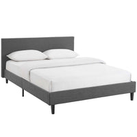 Anya Fabric Full Bed by Modway| Gray