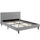 Anya Queen Bed Light Gray - No Shipping Charges MDY-MOD-5420-LGR