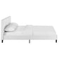 Anya Queen Bed, White - No Shipping Charges