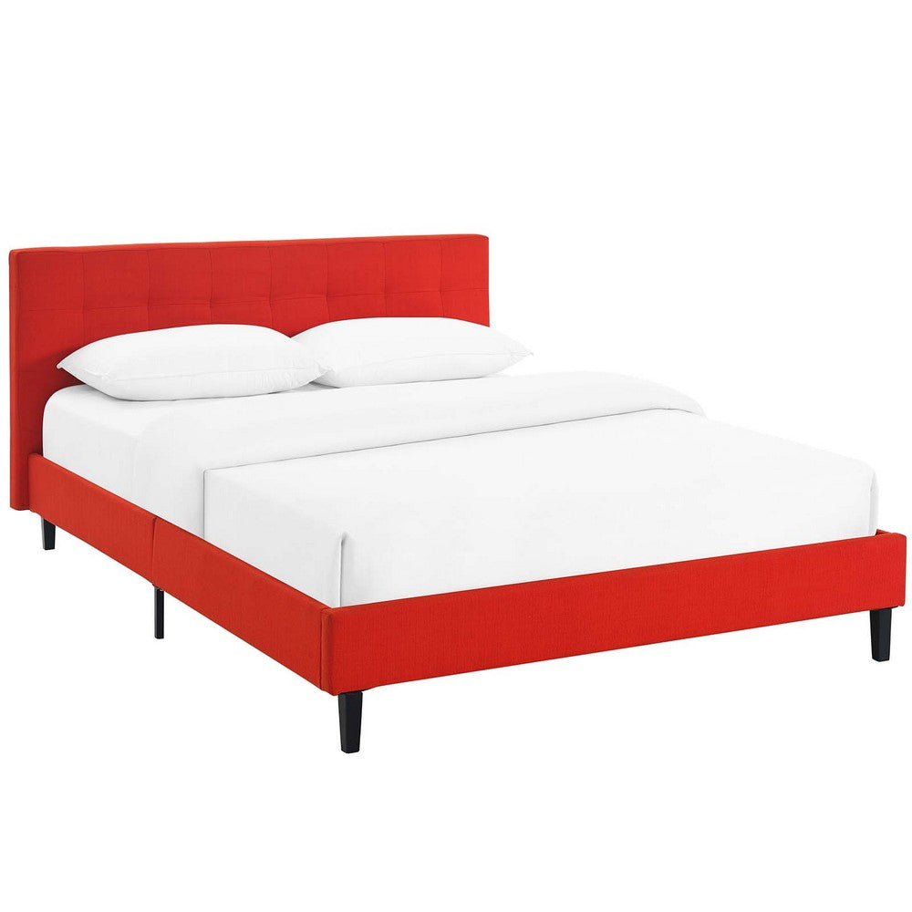 Linnea Full Bed, Atomic Red - No Shipping Charges