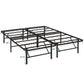 Horizon Queen Stainless Steel Bed Frame, Brown  - No Shipping Charges