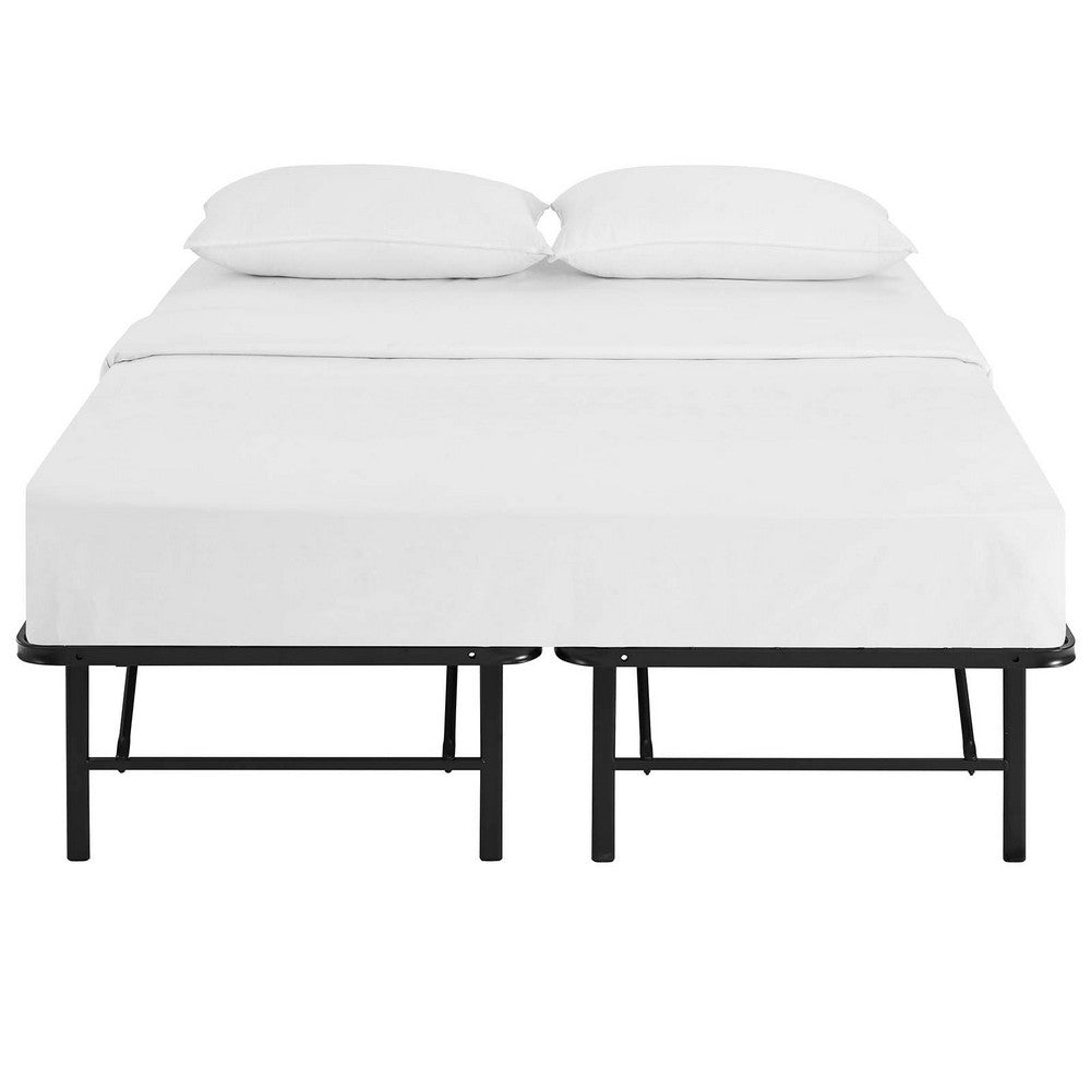 Horizon Stainless Steel Queen Bed Frame by Modway| Brown
