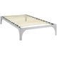 Ollie Twin Bed Frame by Modway| Silver