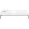 Ollie Twin Bed Frame by Modway| Silver