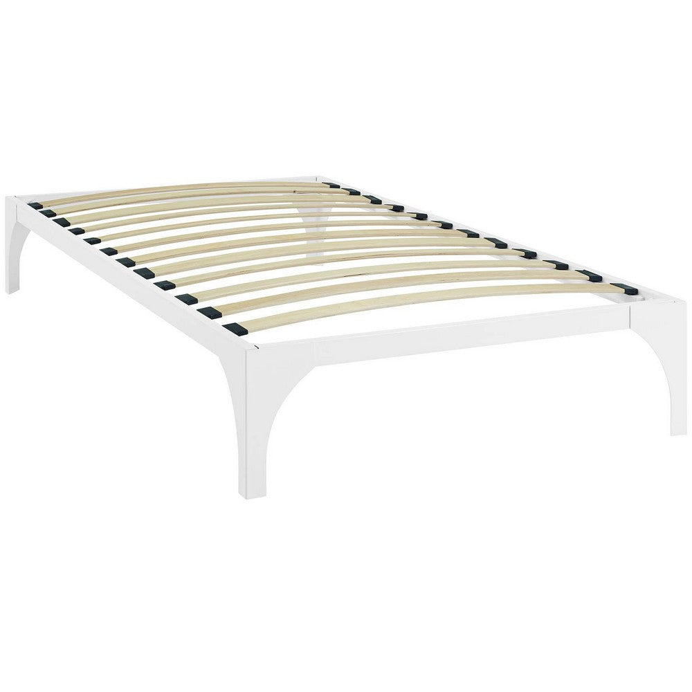 Ollie Twin Bed Frame by Modway| White