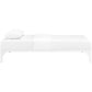 Ollie Twin Bed Frame, White - No Shipping Charges