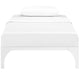 Ollie Twin Bed Frame by Modway| White