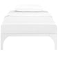 Ollie Twin Bed Frame, White - No Shipping Charges