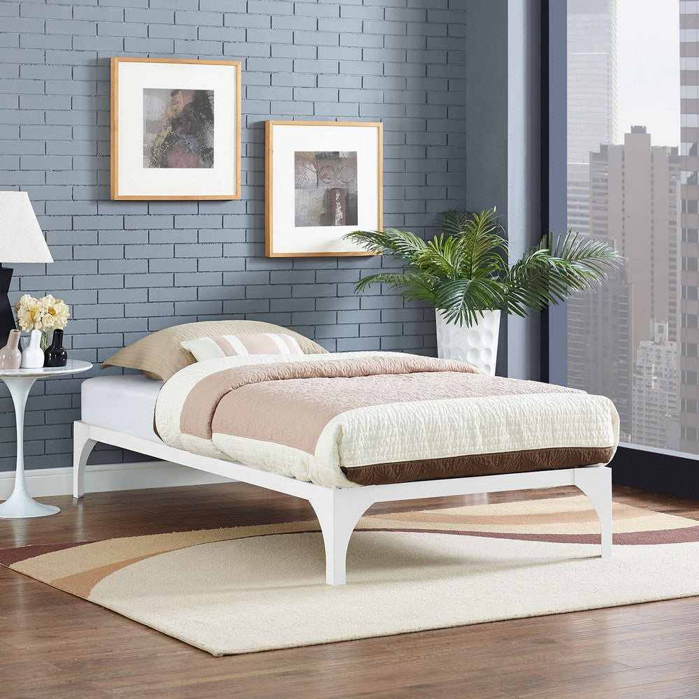 Ollie Twin Bed Frame by Modway| White