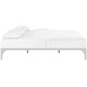 Ollie Full Bed Frame by Modway| Silver