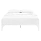 Ollie Queen Bed Frame, White - No Shipping Charges