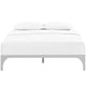 Ollie King Bed Frame by Modway| Silver