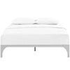 Ollie King Bed Frame, Silver - No Shipping Charges