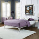 Ollie King Bed Frame by Modway| Silver