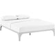 Ollie King Bed Frame by Modway| Silver