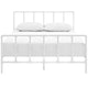Dower Stainless Steel Queen Bed by Modway| White