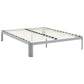 Corinne Full Bed Frame, Gray - No Shipping Charges